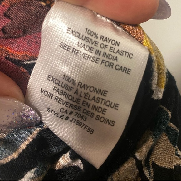 Anthropologie Brand Patrons of Peace Black Florals - Jumpsuit - Sleeveless - L - Picture 10 of 10